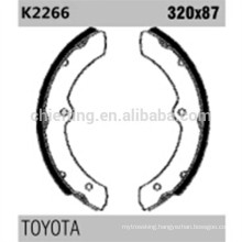 GS8460 K2266 for Toyota brake shoes definition